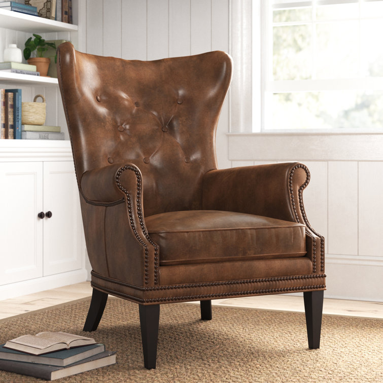 Best leather wingback online chair